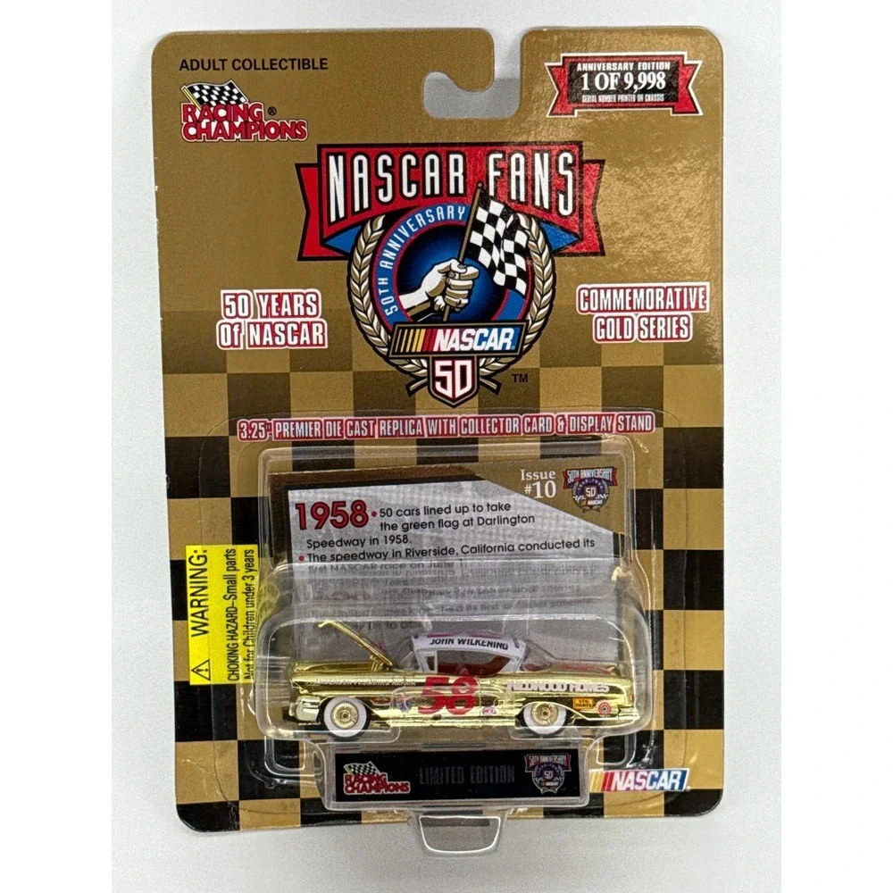 NASCAR Diecast 1:64 Racing Champions Gold Series 50th Anniversary Lot 4 Tan 164